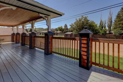 1507 2 Avenue Nw, Drumheller, AB - Outdoor With Deck Patio Veranda With Exterior