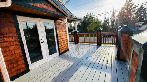 1507 2 Avenue Nw, Drumheller, AB - Outdoor With Deck Patio Veranda With Exterior