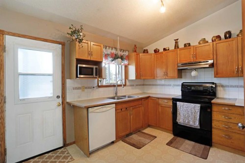 60 Pleasant Park Road West, Brooks, AB - Indoor Photo Showing Kitchen With Double Sink