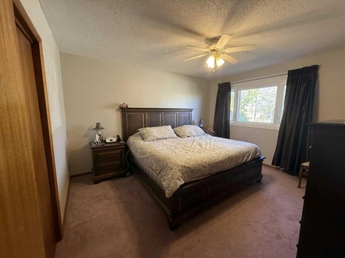 816 James Crescent, Hanna, AB - Indoor Photo Showing Bedroom