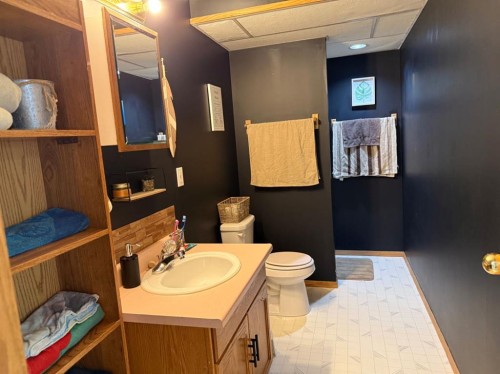 92 Beech Street, Drumheller, AB - Indoor Photo Showing Bathroom