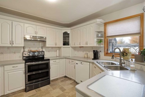 731 Parkland Drive East, Brooks, AB - Indoor Photo Showing Kitchen With Double Sink
