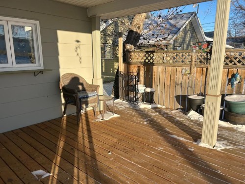 835 3 Avenue, Drumheller, AB - Outdoor With Deck Patio Veranda With Exterior