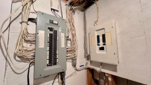 30371 Range Road 143, Hanna, AB - Indoor Photo Showing Basement