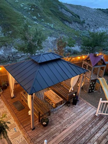 165 10 Avenue Se, Drumheller, AB - Outdoor With Deck Patio Veranda