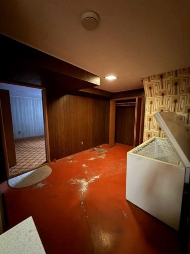 818 James Crescent, Hanna, AB - Indoor Photo Showing Laundry Room