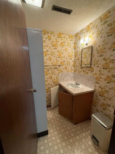 818 James Crescent, Hanna, AB - Indoor Photo Showing Bathroom