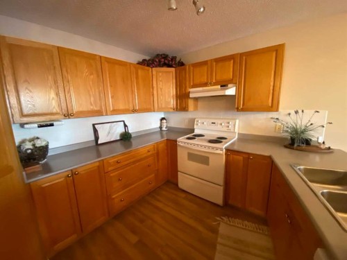 103-680 Cassils Road West, Brooks, AB - Indoor Photo Showing Kitchen With Double Sink
