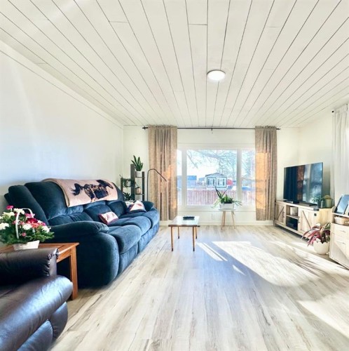 168 2 Avenue West, Tilley, AB - Indoor Photo Showing Living Room