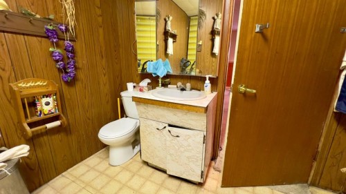 607 7 Avenue West, Hanna, AB - Indoor Photo Showing Bathroom