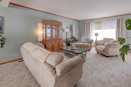 710 Bankview Close, Drumheller, AB - Indoor Photo Showing Living Room
