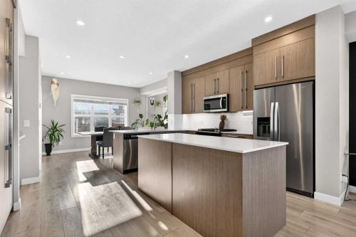 472 West Lakeview Drive, Chestermere, AB - Indoor Photo Showing Kitchen With Stainless Steel Kitchen With Upgraded Kitchen
