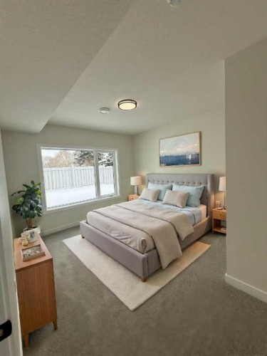 22 Garden Way, Drumheller, AB - Indoor Photo Showing Bedroom