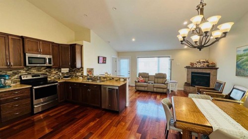 17 Garden Way, Drumheller, AB - Indoor With Fireplace