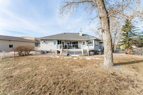 85 Michichi Drive, Drumheller, AB - Outdoor With Deck Patio Veranda