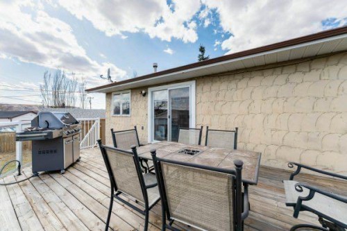 25 Park Place, Drumheller, AB - Outdoor With Deck Patio Veranda