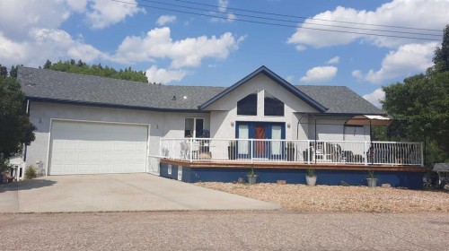 2070 Newcastle Trail, Drumheller, AB - Outdoor With Deck Patio Veranda