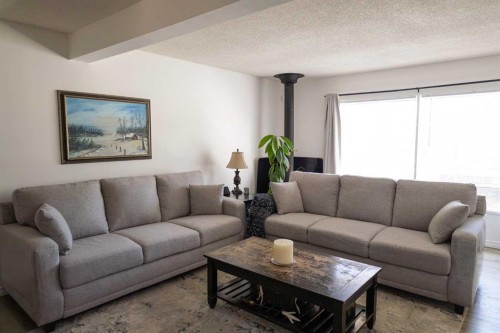 283 Abinger Crescent Ne, Calgary, AB - Indoor Photo Showing Living Room