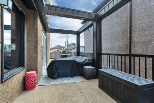 5221 Westridge Drive, Blackfalds, AB - Outdoor With Balcony With Exterior