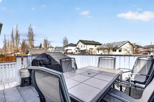 76 Crystalridge Crescent, Okotoks, AB - Outdoor With Deck Patio Veranda