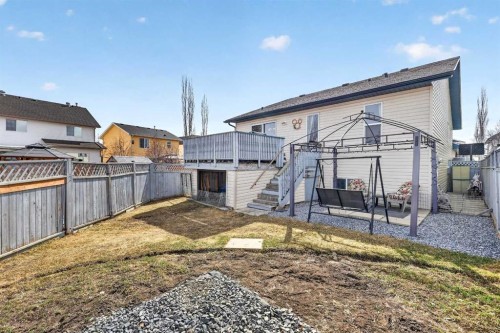 76 Crystalridge Crescent, Okotoks, AB - Outdoor With Deck Patio Veranda