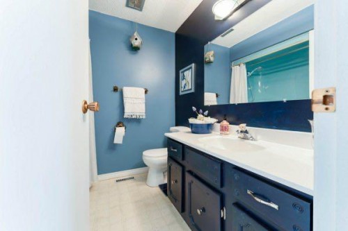 708 Bankview Close, Drumheller, AB - Indoor Photo Showing Bathroom