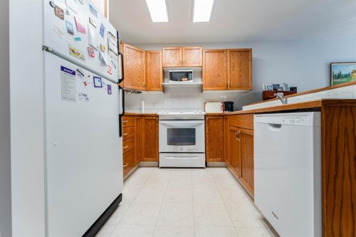108-190 3 Avenue, Drumheller, AB - Indoor Photo Showing Kitchen