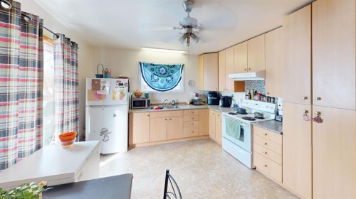 305 2 Avenue, Bassano, AB - Indoor Photo Showing Kitchen With Double Sink