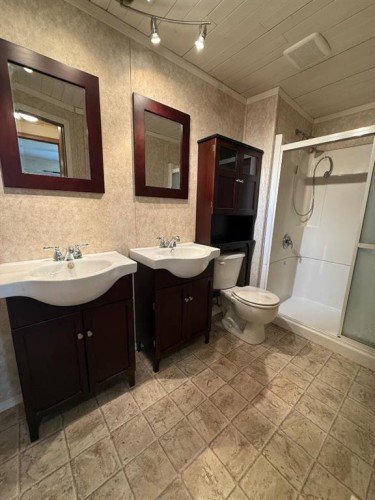 317 Hillside Avenue, Carbon, AB - Indoor Photo Showing Bathroom