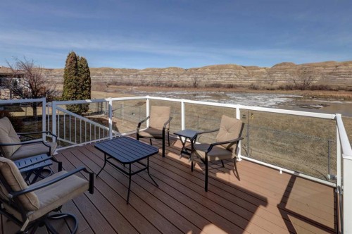 26 Willow Point, Drumheller, AB - Outdoor With Deck Patio Veranda