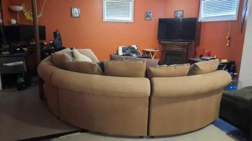 242 Mcnab Close, Drumheller, AB - Indoor Photo Showing Basement