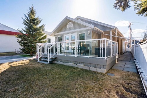 145 Centre Street, Drumheller, AB - Outdoor With Deck Patio Veranda