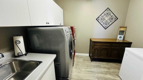 24 Willow Point, Drumheller, AB - Indoor Photo Showing Laundry Room