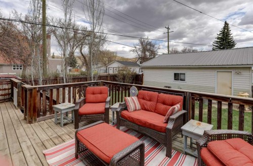 261 2 Avenue West, Drumheller, AB - Outdoor With Deck Patio Veranda With Exterior