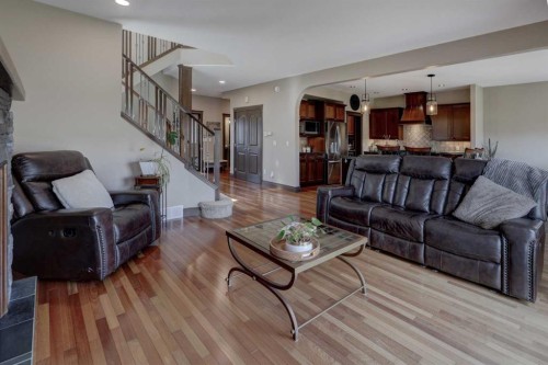 12 Willow Point, Drumheller, AB - Indoor Photo Showing Living Room