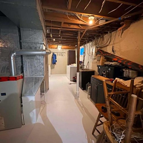 5132 49 Avenue, Onoway, AB - Indoor Photo Showing Basement