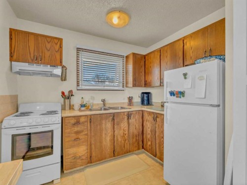 437 3 Avenue, Bassano, AB - Indoor Photo Showing Kitchen With Double Sink