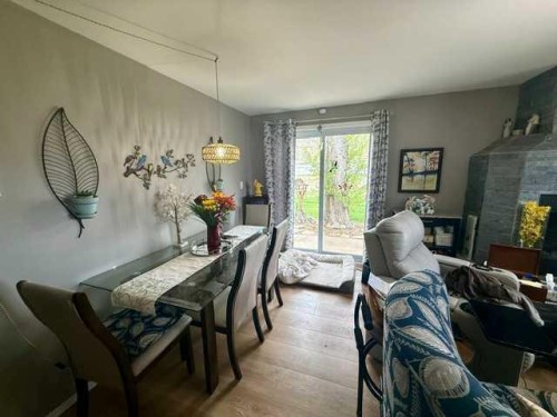 148 4 Street, Drumheller, AB - Indoor With Fireplace