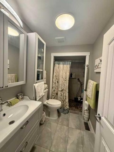 148 4 Street, Drumheller, AB - Indoor Photo Showing Bathroom