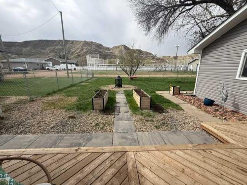 148 4 Street, Drumheller, AB - Outdoor With Deck Patio Veranda