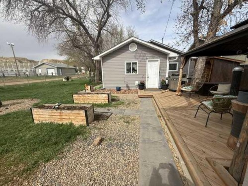 148 4 Street, Drumheller, AB - Outdoor With Deck Patio Veranda