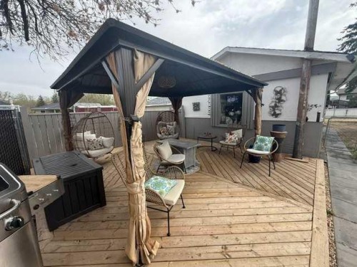 148 4 Street, Drumheller, AB - Outdoor With Deck Patio Veranda With Exterior
