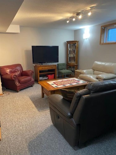 110 5Th Avenue East, Hanna, AB - Indoor Photo Showing Basement