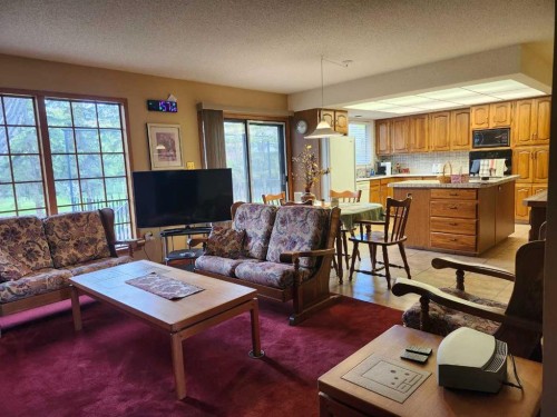 31 Larch Avenue, Drumheller, AB - Indoor Photo Showing Living Room