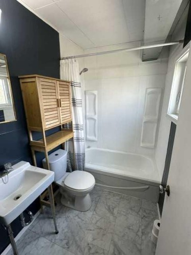 320 Railway Avenue West, Hanna, AB - Indoor Photo Showing Bathroom