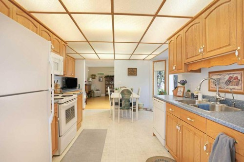 65 Eastbrook Drive, Brooks, AB - Indoor Photo Showing Kitchen With Double Sink