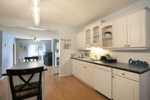320 3 Street West, Brooks, AB - Indoor Photo Showing Kitchen With Double Sink