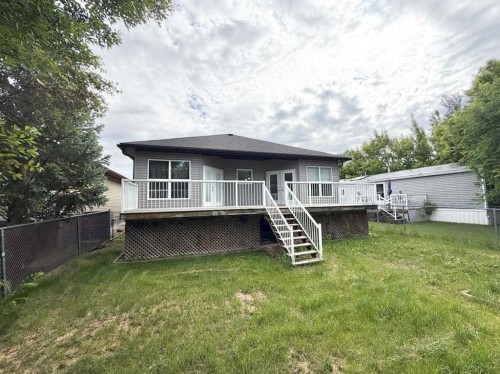 42 A Red Deer Avenue, Drumheller, AB - Outdoor With Deck Patio Veranda