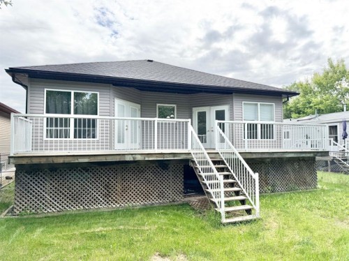 42 A Red Deer Avenue, Drumheller, AB - Outdoor With Deck Patio Veranda
