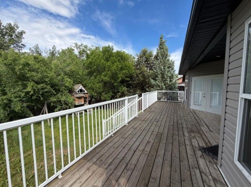 42 A Red Deer Avenue, Drumheller, AB - Outdoor With Deck Patio Veranda With Exterior